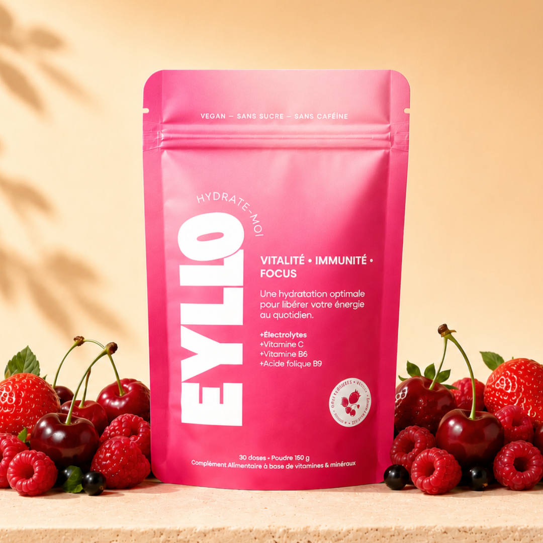 Poudre d'électrolytes - Saveur Fruits Rouges
