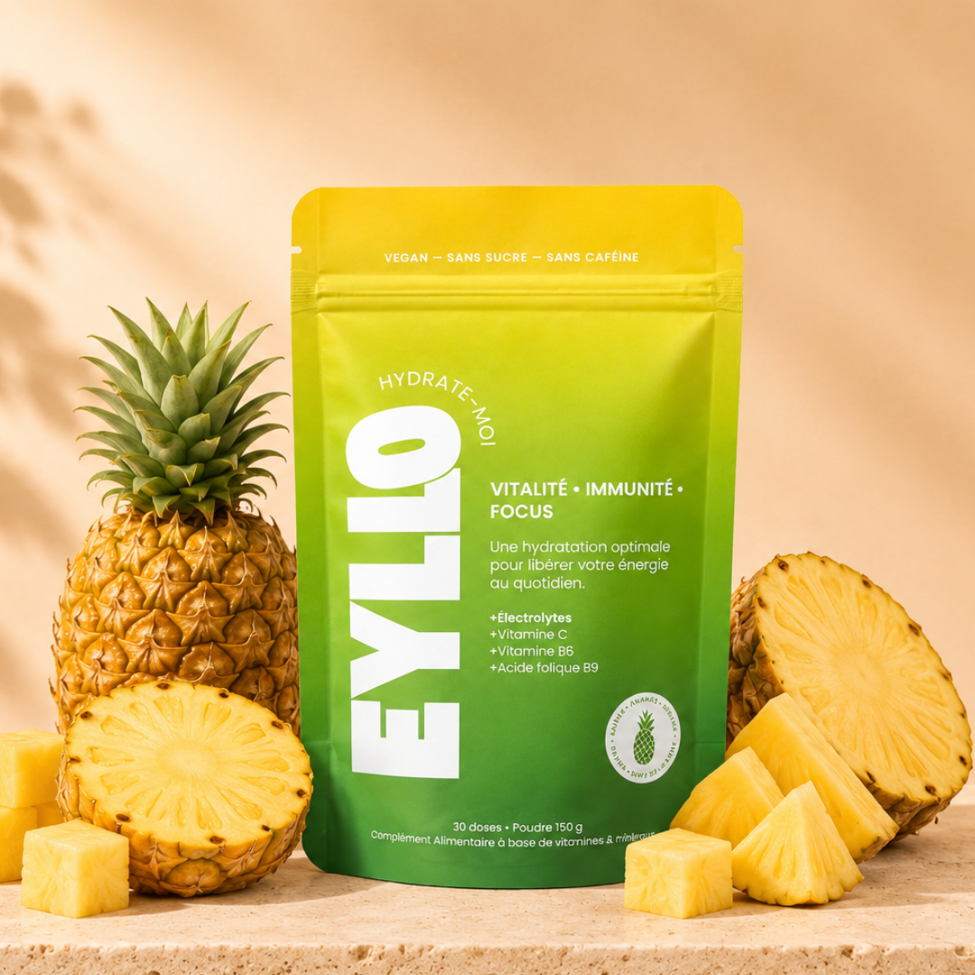 Poudre d'électrolytes - Saveur Ananas